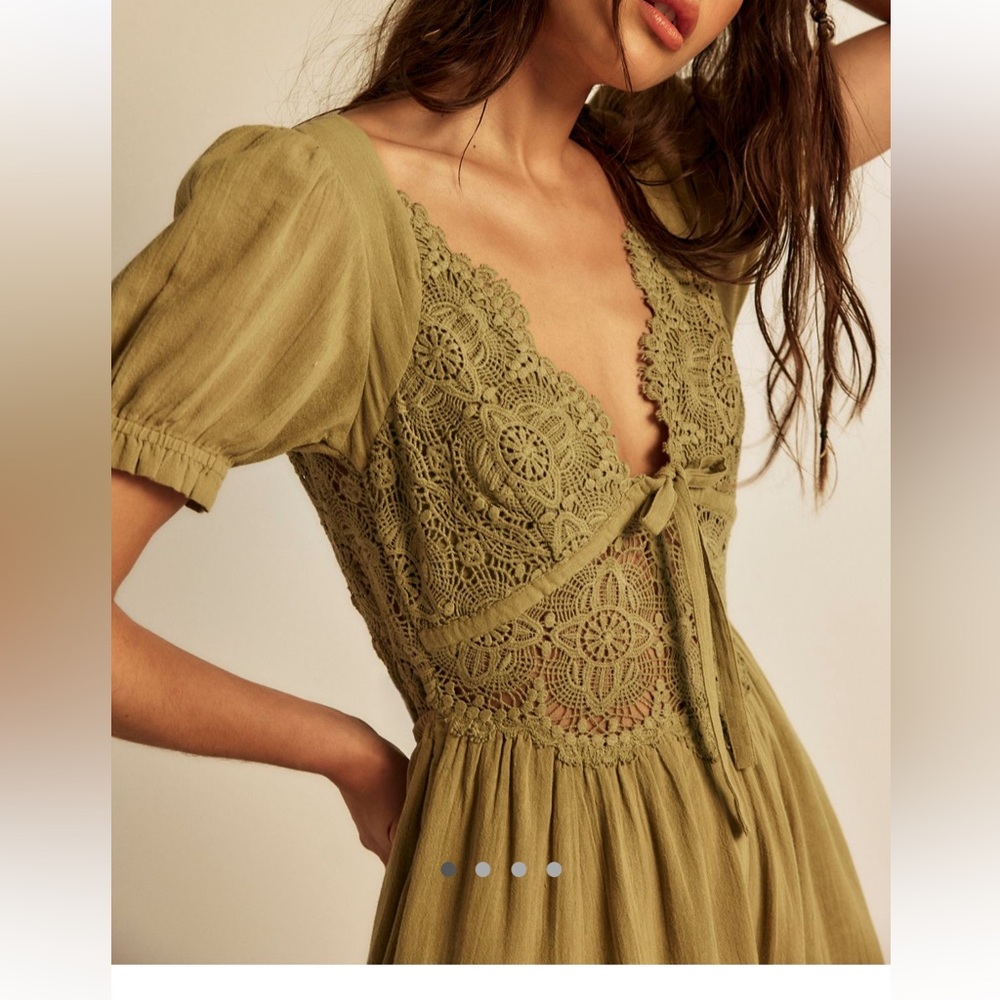 Free People All you need is lace midi dress